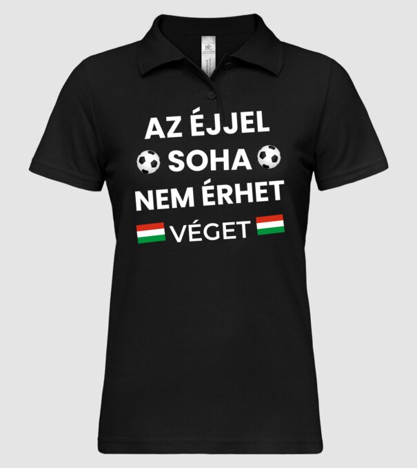  minta fekete pólón