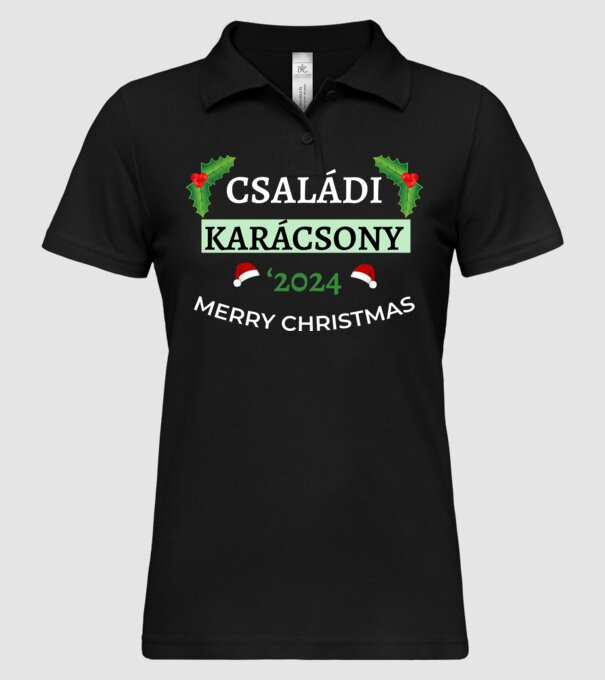  minta fekete pólón