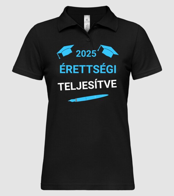  minta fekete pólón
