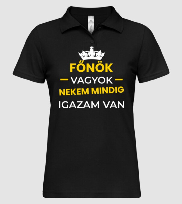  minta fekete pólón