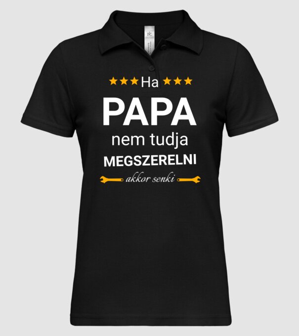 minta fekete pólón