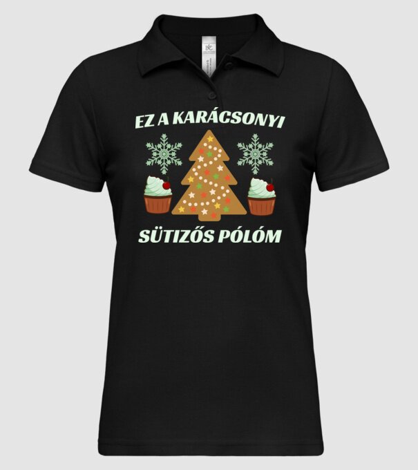  minta fekete pólón