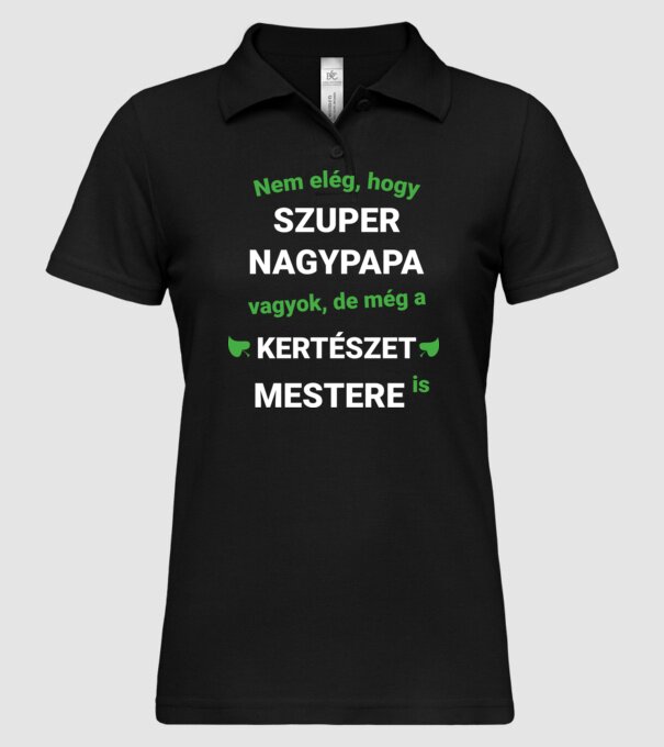  minta fekete pólón