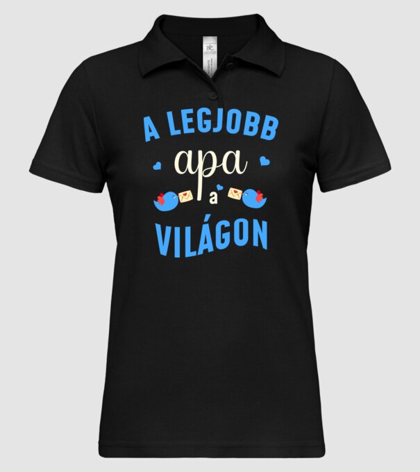  minta fekete pólón