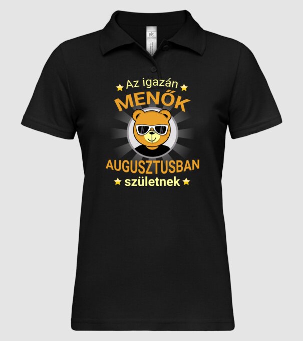  minta fekete pólón