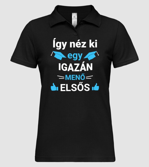  minta fekete pólón