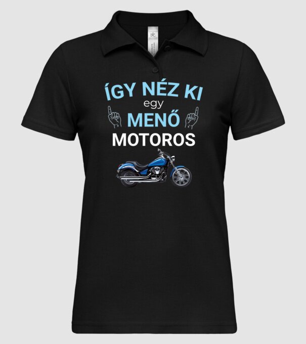  minta fekete pólón