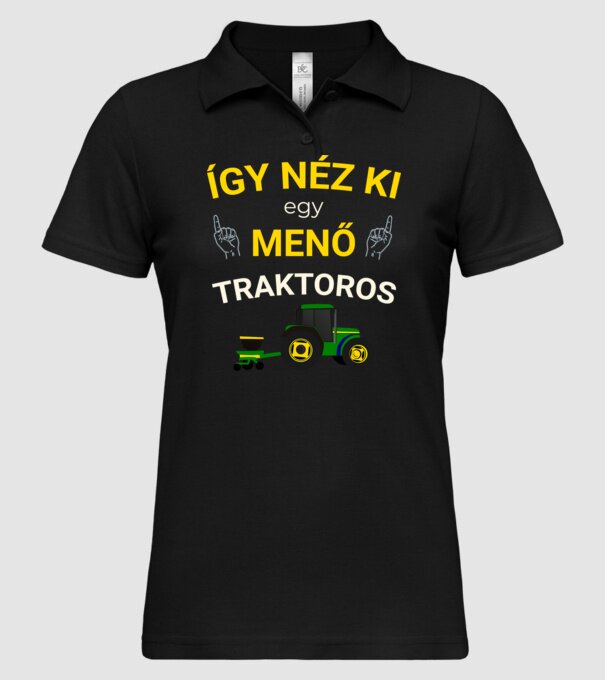  minta fekete pólón