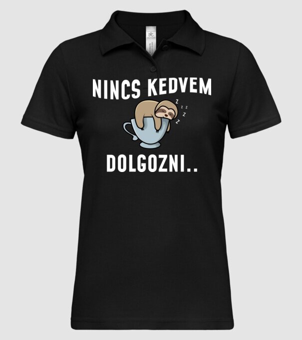  minta fekete pólón