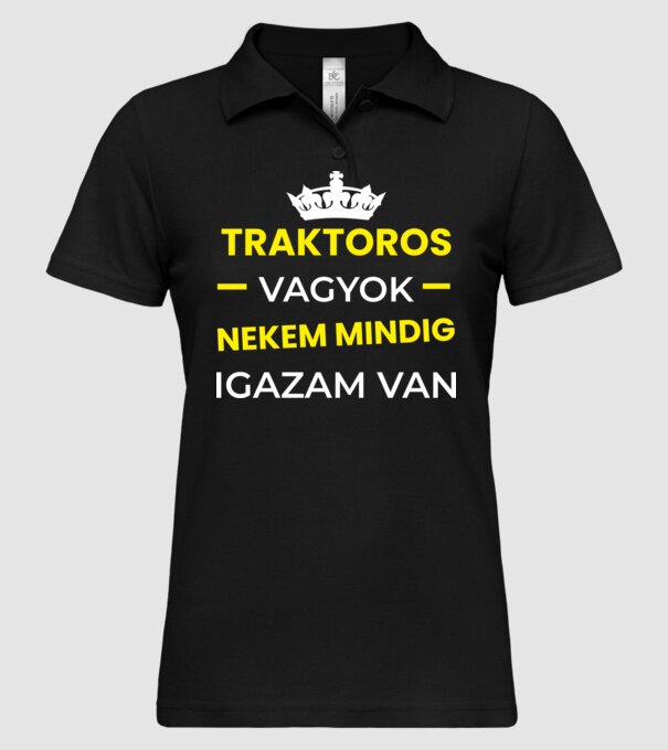  minta fekete pólón