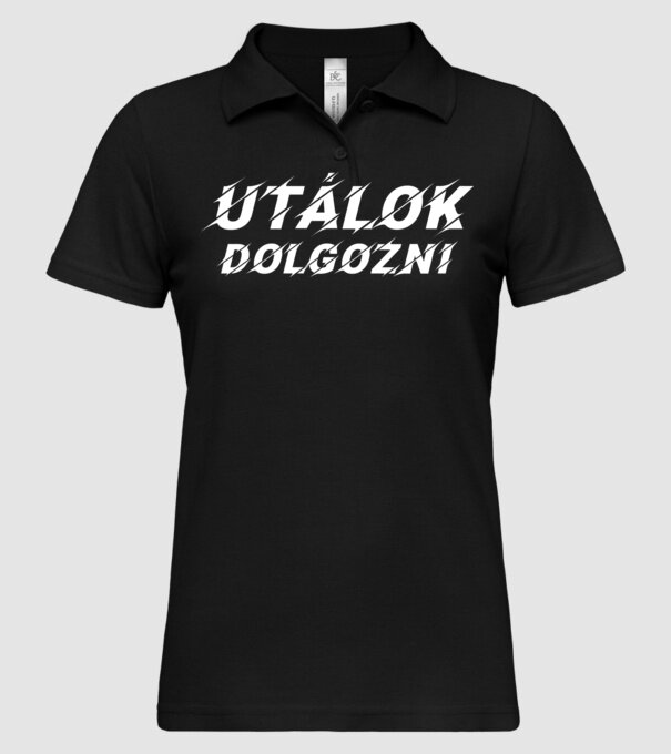  minta fekete pólón
