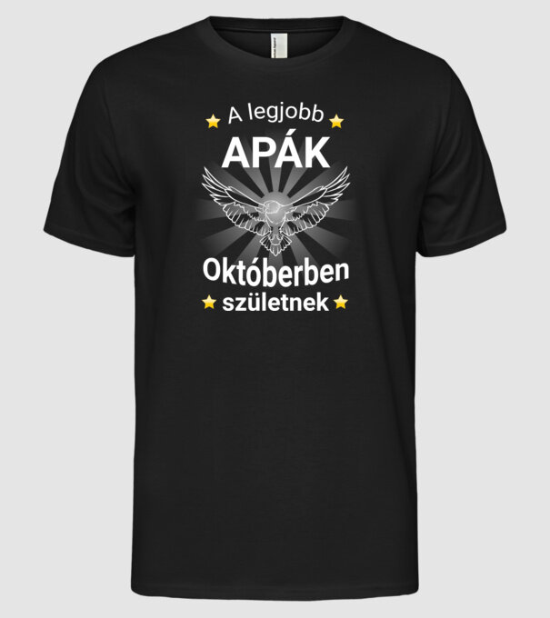 minta fekete pólón