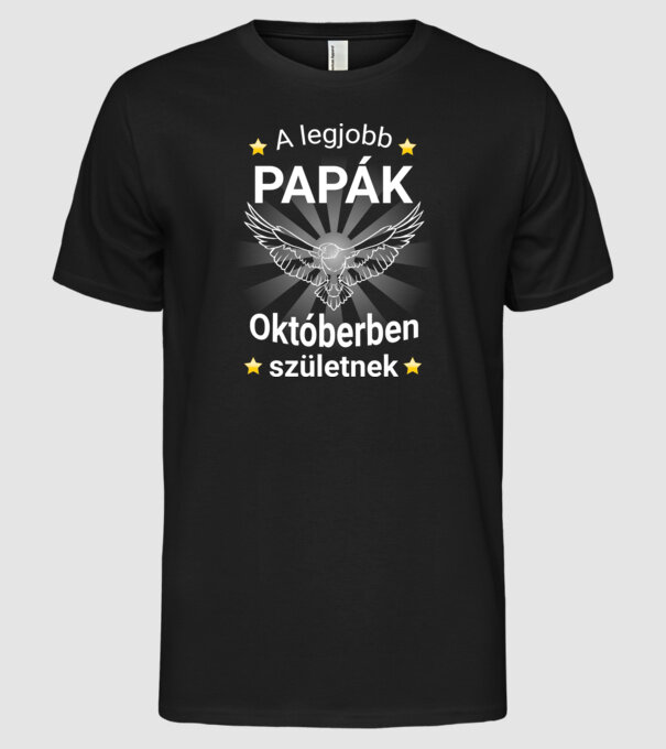  minta fekete pólón