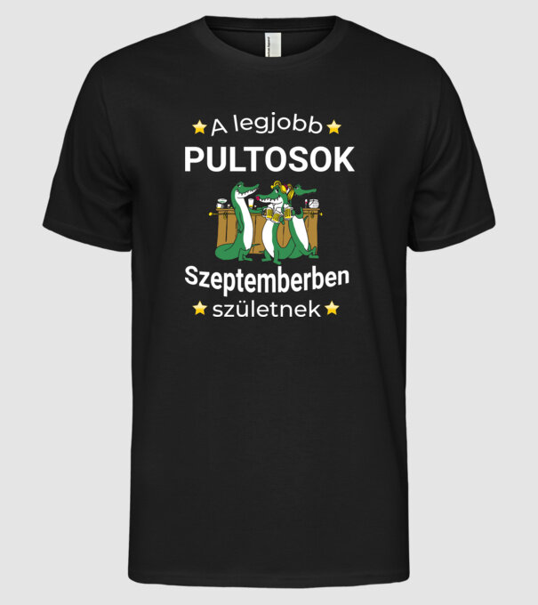  minta fekete pólón