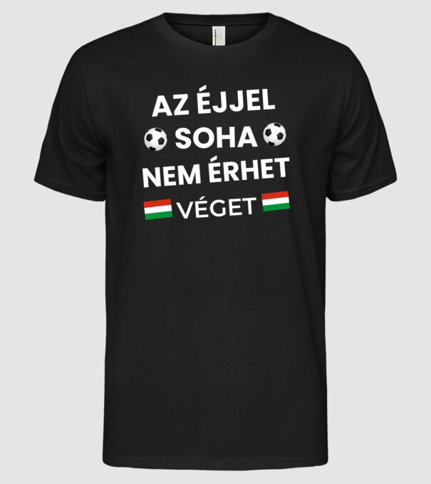  minta fekete pólón
