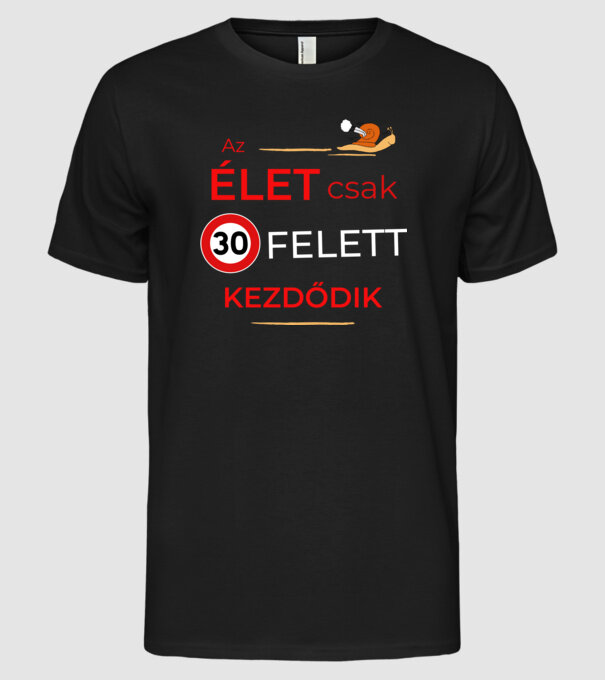  minta fekete pólón