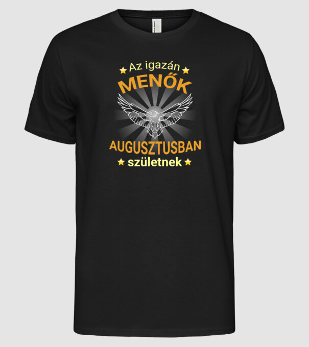  minta fekete pólón