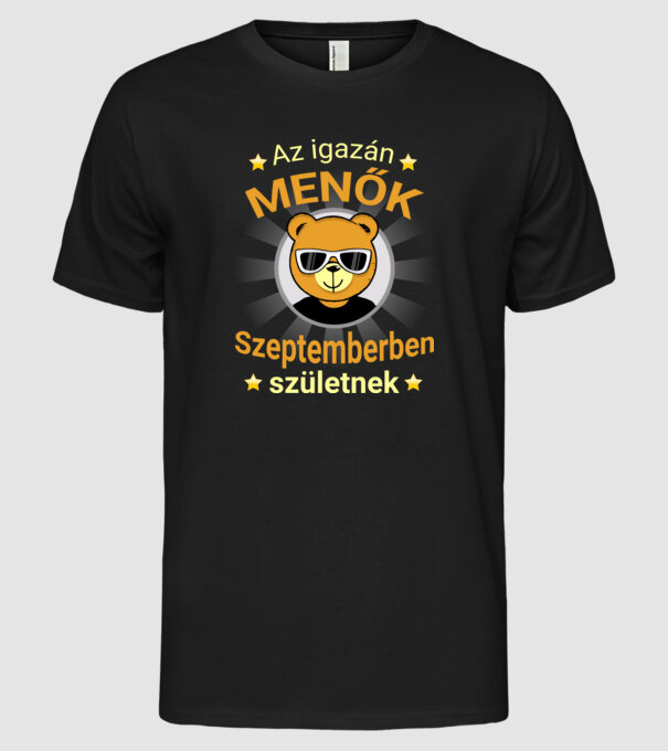  minta fekete pólón