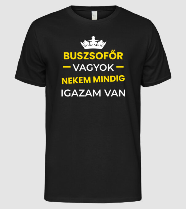  minta fekete pólón