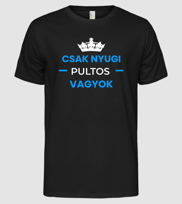  minta fekete pólón