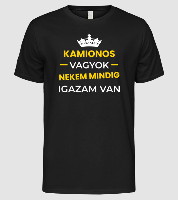  minta fekete pólón