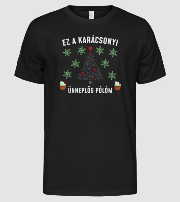  minta fekete pólón
