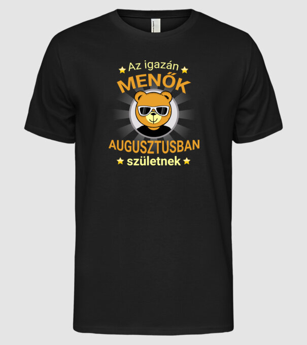  minta fekete pólón