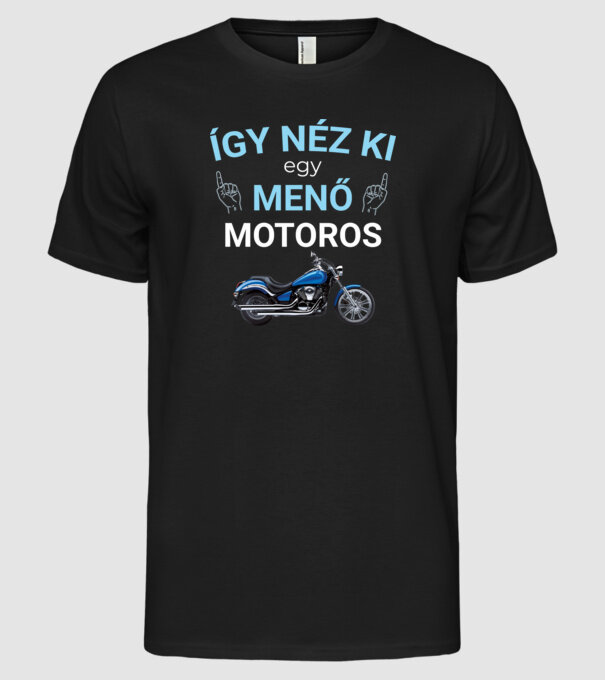 minta fekete pólón