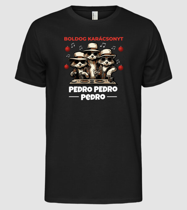  minta fekete pólón
