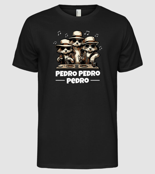  minta fekete pólón