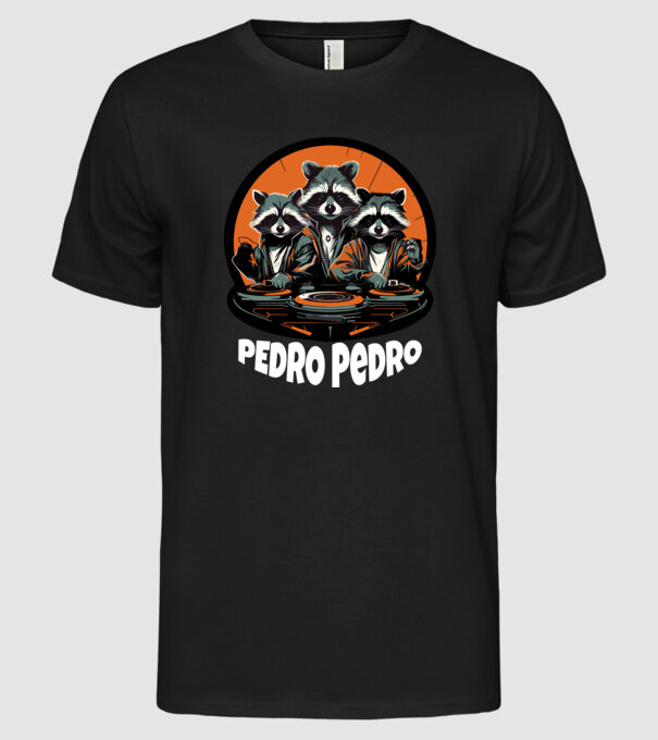  minta fekete pólón