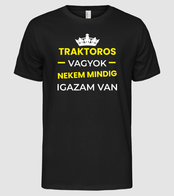  minta fekete pólón