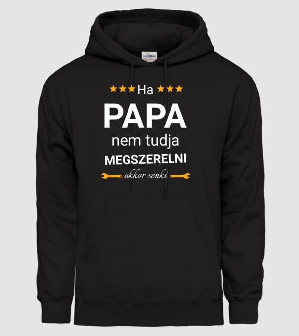  minta fekete pólón