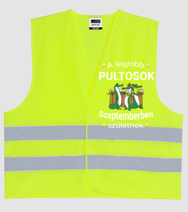  minta neonsárga pólón