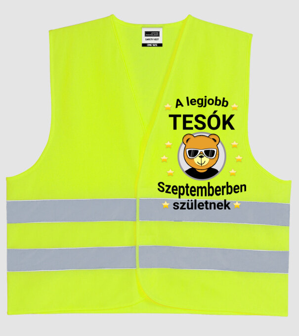  minta neonsárga pólón