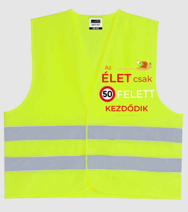  minta neonsárga pólón