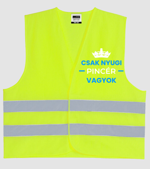  minta neonsárga pólón