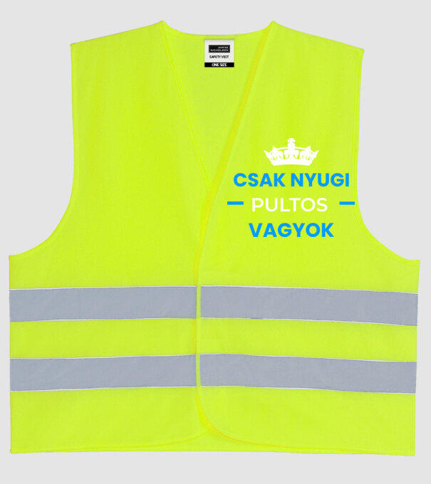  minta neonsárga pólón