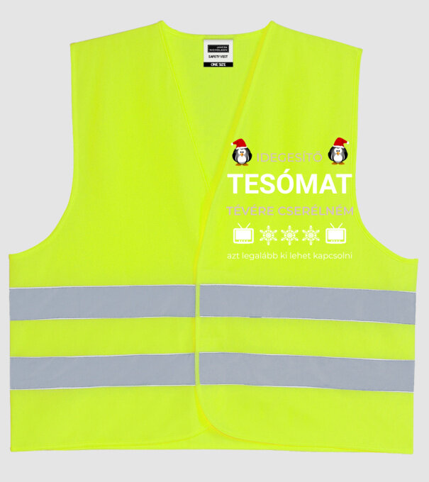  minta neonsárga pólón