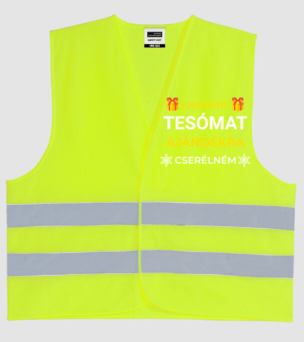  minta neonsárga pólón