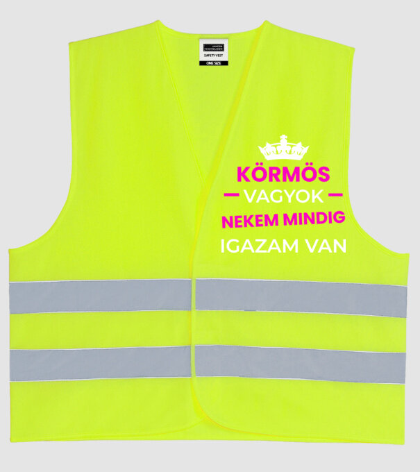  minta neonsárga pólón