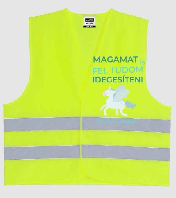  minta neonsárga pólón