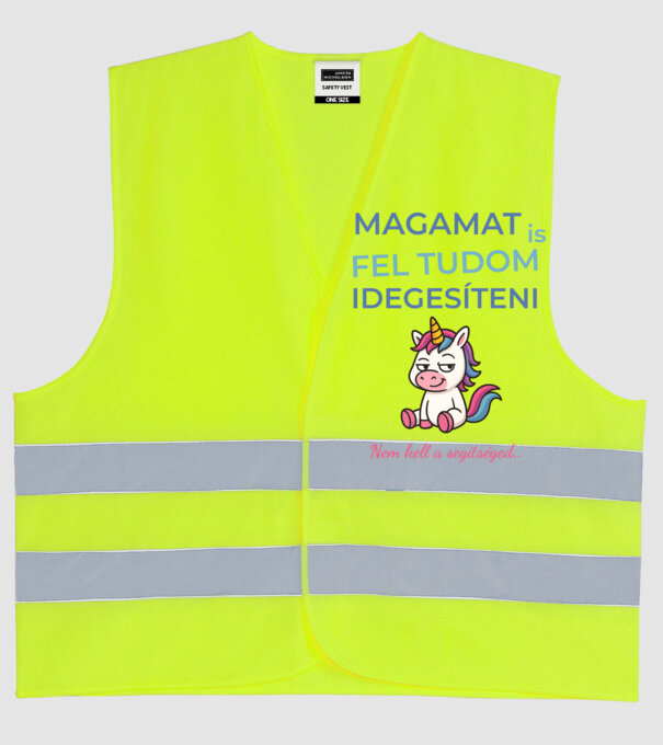  minta neonsárga pólón