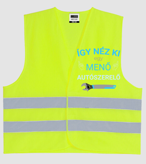  minta neonsárga pólón