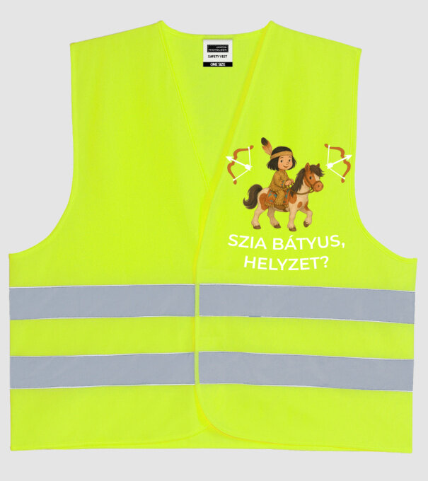  minta neonsárga pólón