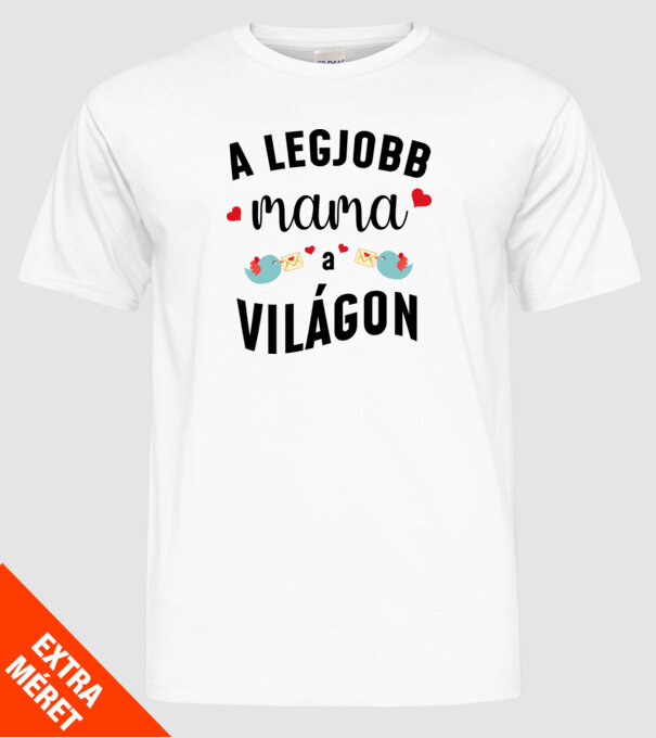  minta fehér pólón