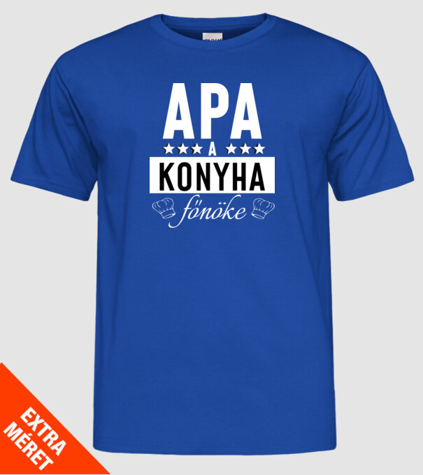  minta királykék pólón