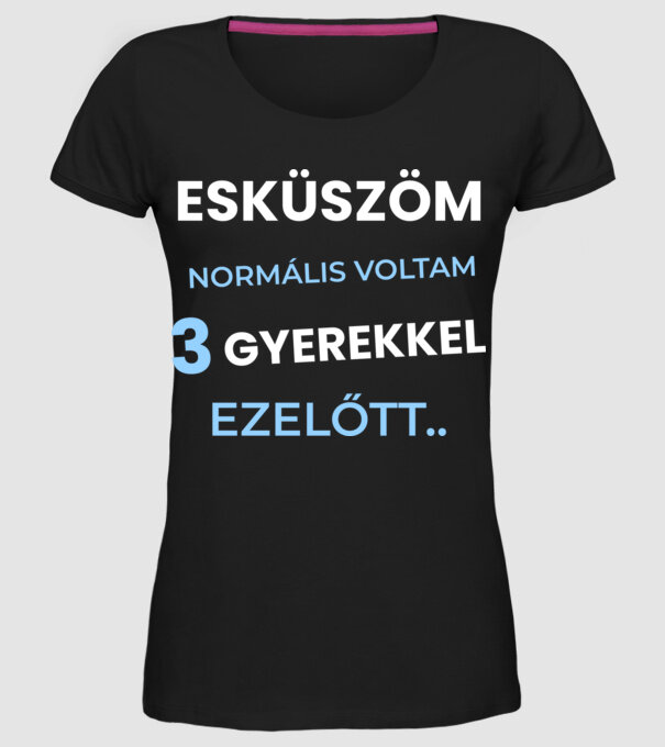  minta fekete pólón