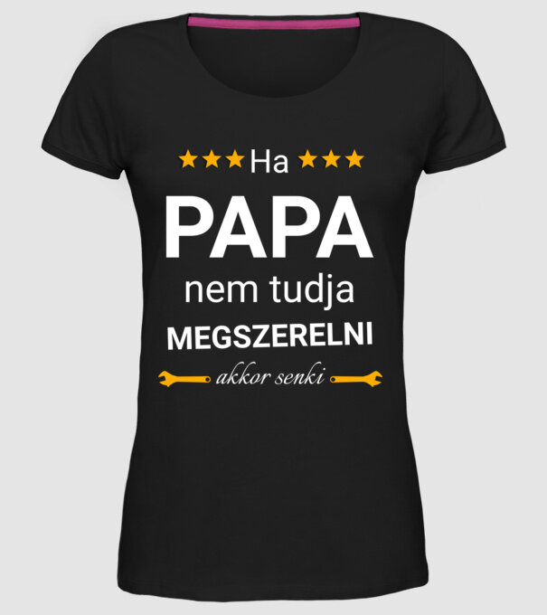  minta fekete pólón