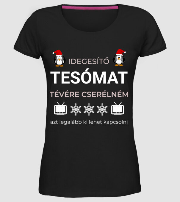  minta fekete pólón